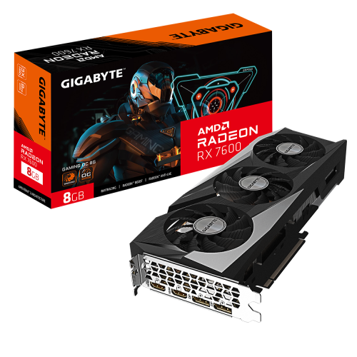 Gigabyte AMD Radeon RX 7600 Gaming OC 8GB GDDR6 Graphics Card
