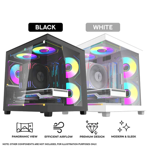 Aigo Apollo A275 Panoramic Glass M-ATX PC Case