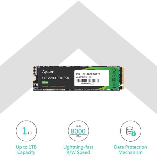 APACER AP512GAS2280P4-1 NVME 1TB GEN 3