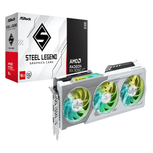 ASRock RX 9060 XT Steel Legend 16GB OC RX9060XT SL 16GO