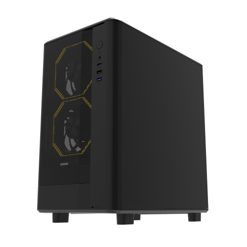 Dark Flash DB330M Mesh M-ATX PC Case Black