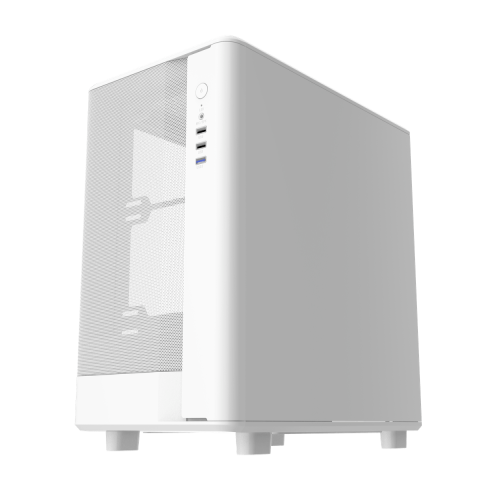 Dark Flash DB330M Mesh M-ATX PC Case White