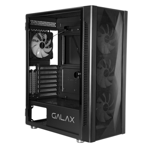 GALAX REVOLUTION 06 AS BLACK WITH 4PCS STATIC RGB FAN ATX CASE