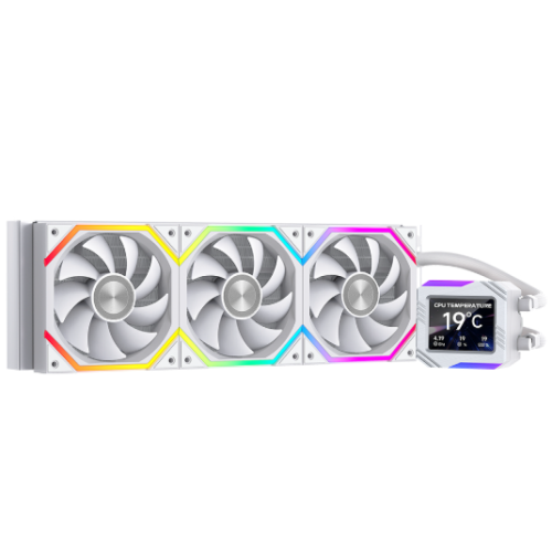 Jungle Leopard AstroShel V2G CPU AIO Cooler 2.8-inch Smart Display White ARGB 360mm