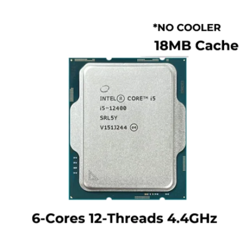 Intel® Core™ i5-12400 Processor (18M Cache, up to 4.40 GHz)