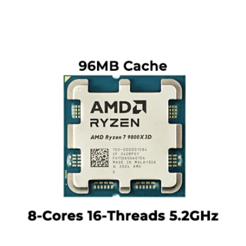 AMD Ryzen 7 9800X3D 4.7GHz Up to 5.2GHz Socket AM5 MPK