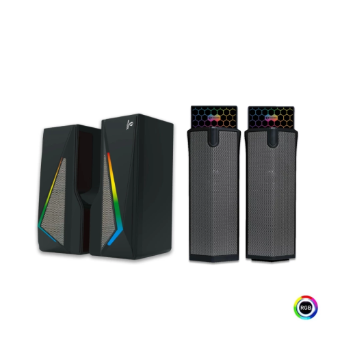 Nexion GS-358/359 USB Computer Speaker Wired RGB 2in1 Sound Bar Gaming Speaker