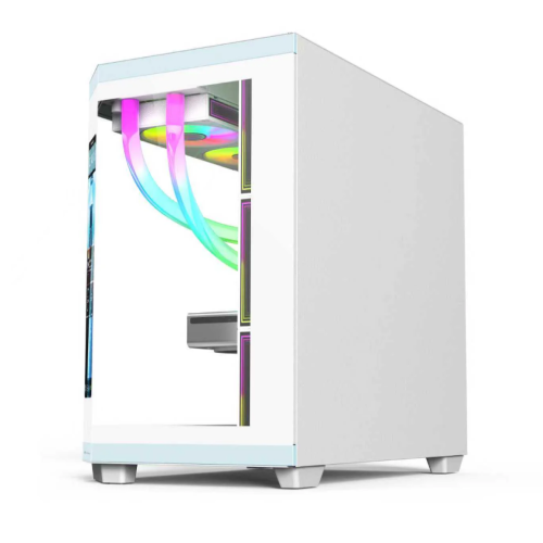 Acer Air 2 Plus with LCD Screen ATX PC Case White